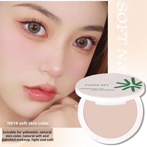 FORER KEY Flawless Finish Puder Full N01 Soft Skin Y01 Ivory N01 Soft Skin One size