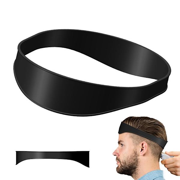 Halslinje rakmall och hårklippningsguide, Curved Silico blue 1pcs