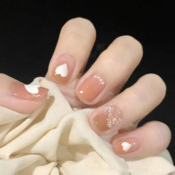 Falska nagelplåster Bärbar tjej Manikyr DIY 2023 1 one-size