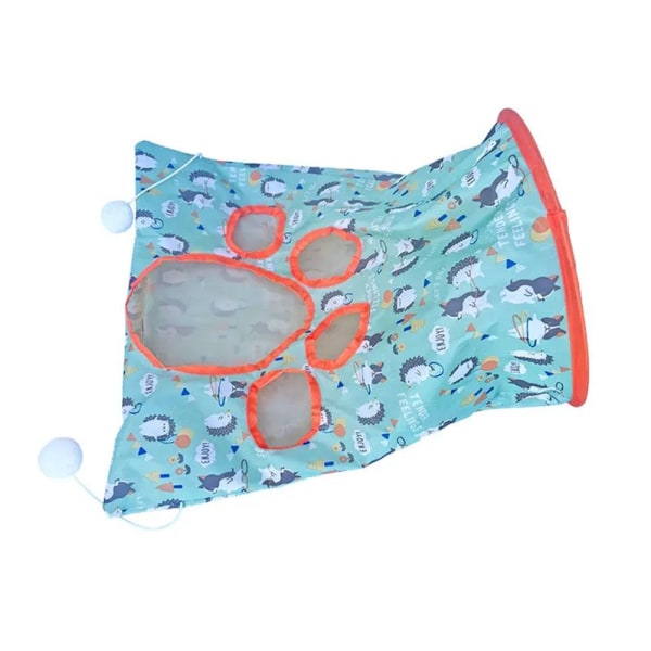 Cat Tunnel Bags för innekatter, Pet Cat Play Tunnel Toy, Cat Tube B one-size