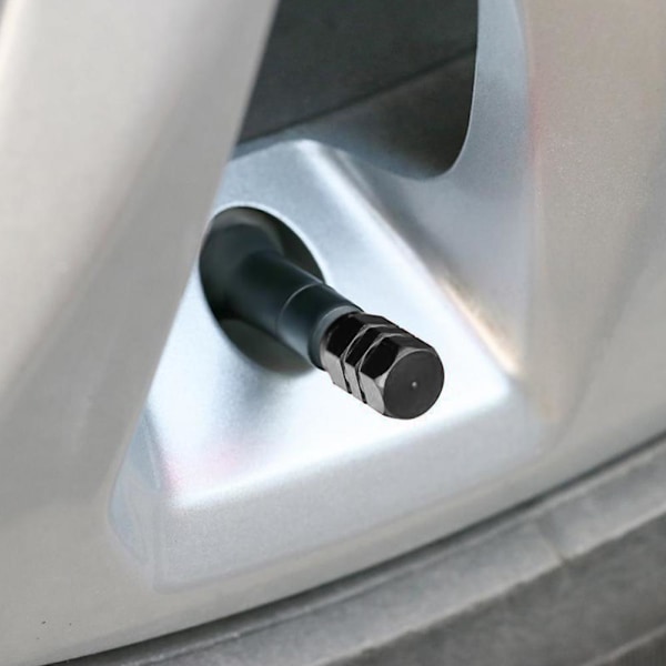 4X Dammkapslar Blå Metall Pack med 4 Kvalitetslegering Däckventil Green 4pcs