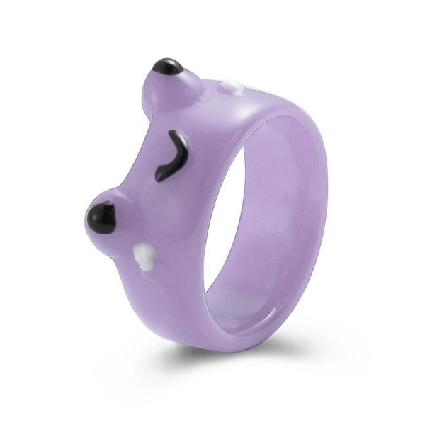 Frog Ring Söt Frog Ring Box Par Ring Tillbehör Present 2023 N White One size