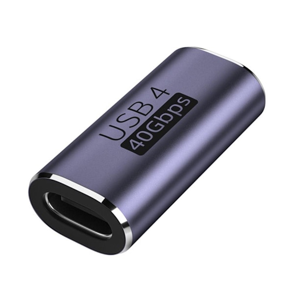 100W 40 Gbps USB-C till USB-C-adapter Typ C Snabbladdningskonverter Male to Female one-size