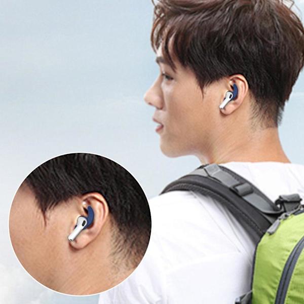 5 Par Öronkrokar Mjukt Gummi Öronproppshållare Skydd För airpods 4 Tillbehör 2024