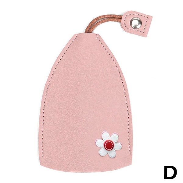 1 X Bilnyckelhållare Fodral Läder Nyckelkedja Plånbok Väska Fobs Tillämpa red One-size