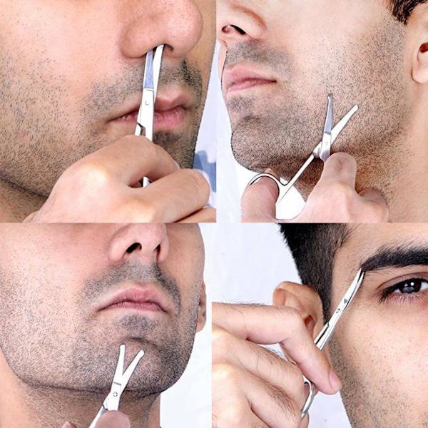 Hårsax för män Skägg Mustasch Näshårstrimmer Utopia FAST Care av NEWS silverA One-size
