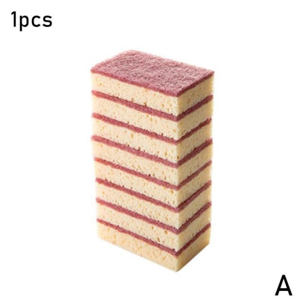 Kökssvampar som inte repar skålar, biologiskt nedbrytbara skrubbsvampar red One-size