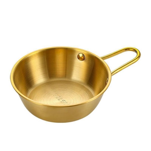 Koreansk stil 304 skål med kryddor i rostfritt stål goldB 12cm (300ML)