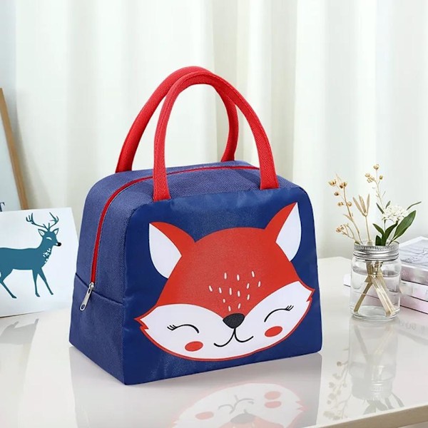Lunchväska Handväska Lunchlåda Väskor, W1B7 E9F6 black fox One size