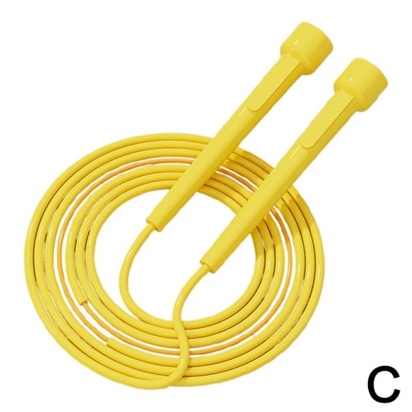 Lättviktigt hopprep för träning - Snabbhoppning med plast yellow 1pc