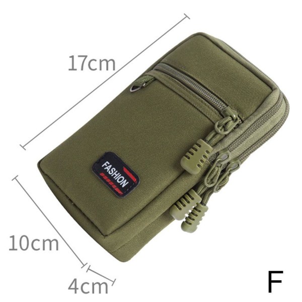 Tactical Molle Utility Pocket EDC Tool Bag Organizer Admin Pouch black Single layer
