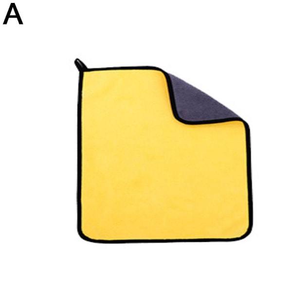 Superabsorberande Mikrofiberhanddukar för Biltvätt och Rengöring Gray yellow One size