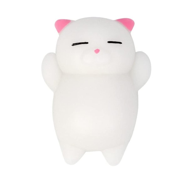 Söt Mjukt Litet Djur Kläm Decompression Leksak Mjuk Barnboll Gummileksak Release R2b7 pink 1pcs