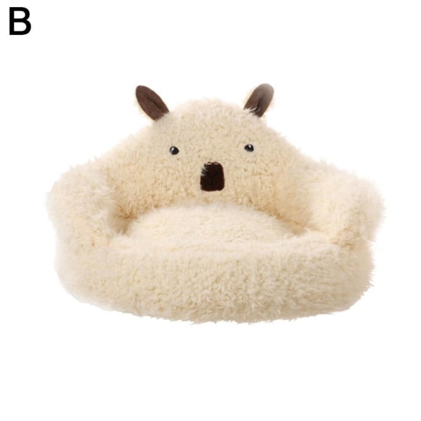 Nytt Cat Nest Season Warm Dog Nest Soft Plush Thickened Pad Ta bort Sofa M