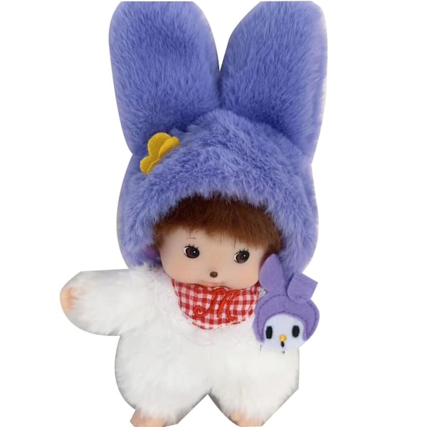 Mjukdjur Mongchichi Plyschdocka Barnpresent Söt Mongchichi Presentdocka E5j4 purple melody 15cm