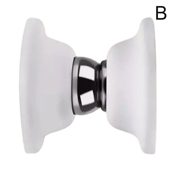 Universal Magnetisk Dörrstoppshållare Fångar Stoppar Antikollision D Black 1pcs