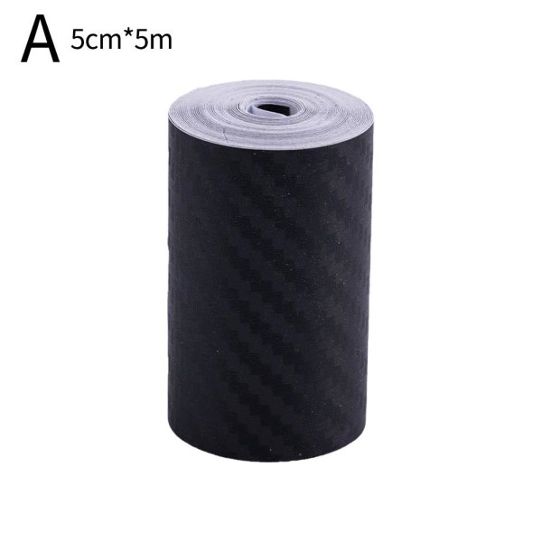 Carbon Fiber Bildekal Dörrtröskelskydd Slidplatta Trim Ac carbon fibreA 5cm*5m