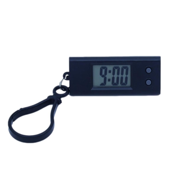 Silent ABS Digital Electronic Clock Student Exam Study Library P Black One-size