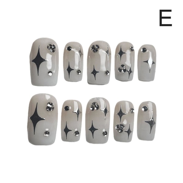 14 st Handgjorda Nail Artificiella naglar Avtagbar Nail Art Pat style 5 14pcs