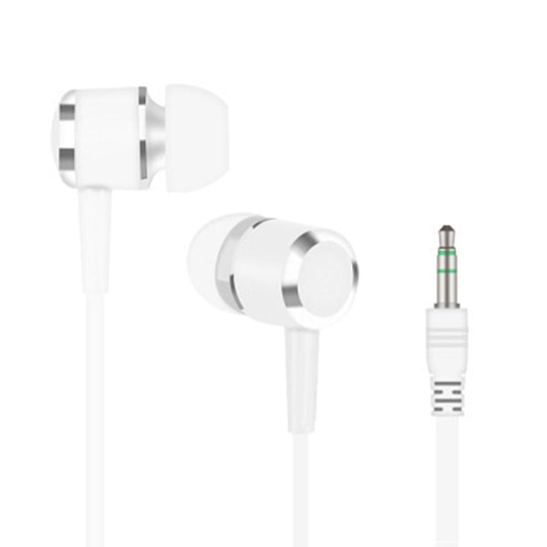 3,5 mm HIFI Super Bass-headset In-Ear-hörlurar Stereo-hörlurar white One-size