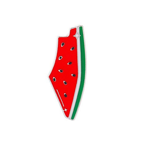 Vattenmelonsemalj-nål, Vattenmelonsemalj-nål Palestina Brosch Pi style1 One size