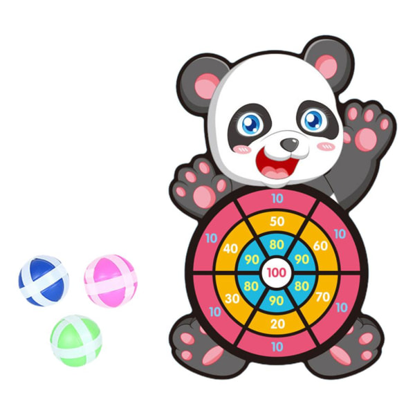 Kids Target Throwing Dart Plate Sticky Ball Självhäftande inomhus elephant one-size