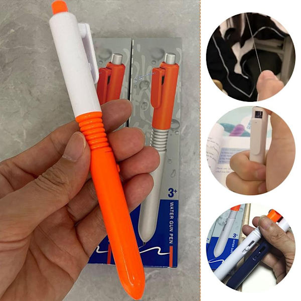 Rolig Tändare Vattenpistol Prylar Bus Eller Godis Skämt Leksak Barn Leksak Stressreducerande Leksak Tryck För Att Spraya Vatten För Festgåvor Present blue one-size