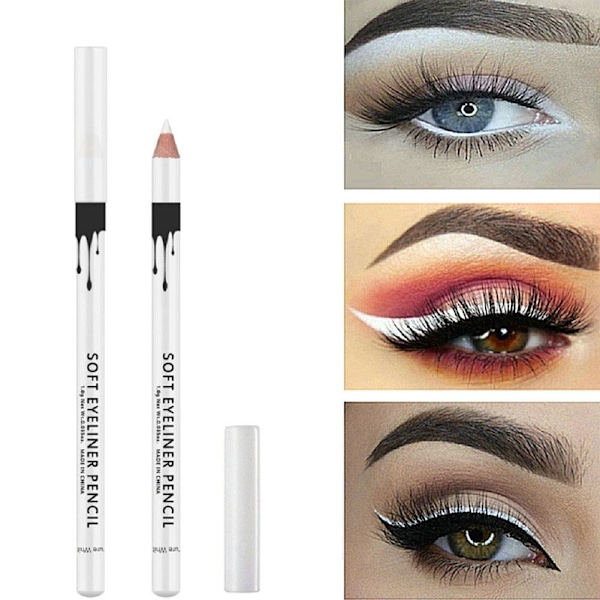 Vit eyeliner highlighter eyeliner gelpenna W1B7