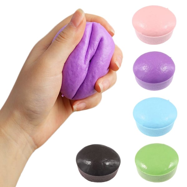 Mjuk Kakpressande Squishy Bröd Leksak Långsam Återhämtning Dekompression blue one-size