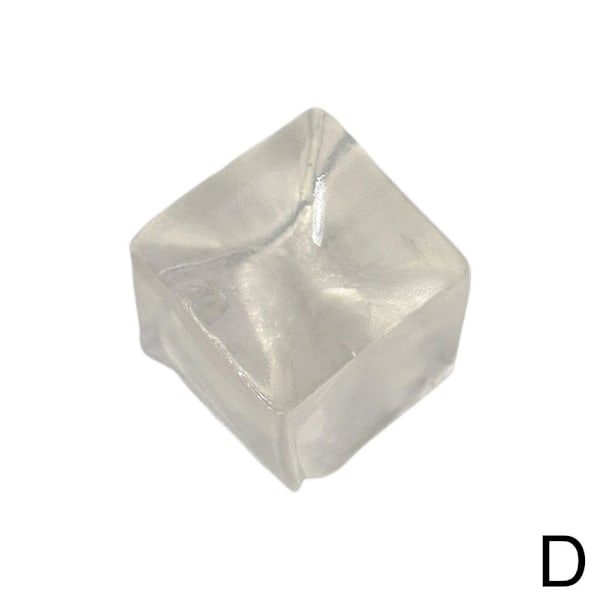 HFINGAQEX Isbit Leksak, Fidget Squishes Leksaker, Krama Isbit transparent onesize