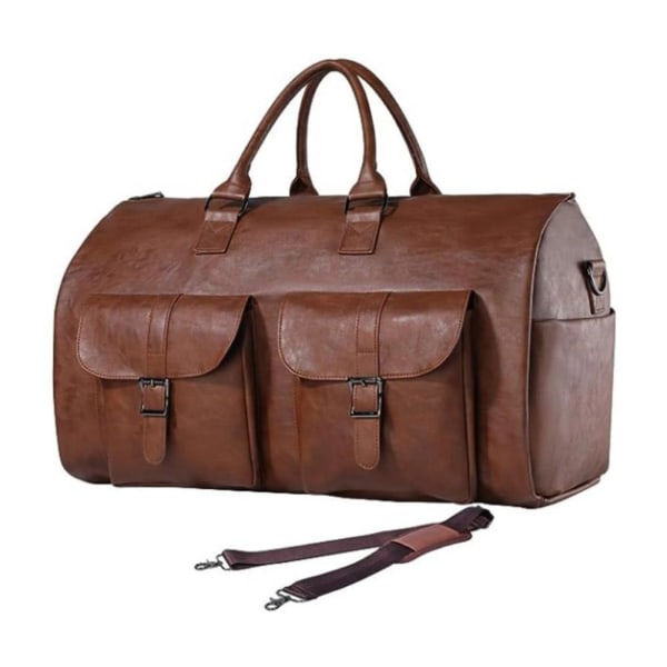 Rullande plaggpåsar för resor,Cabriolet Duffle Garment Bag R brown  55.88*35.56*35.56cm