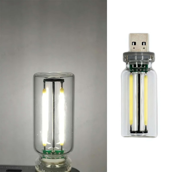 Touch Control LED Nattlampa - Mini USB-lampa med Flerfärgade Stämningsljus, Atmosfärsljus för Bil, Dimbar C 1pcs