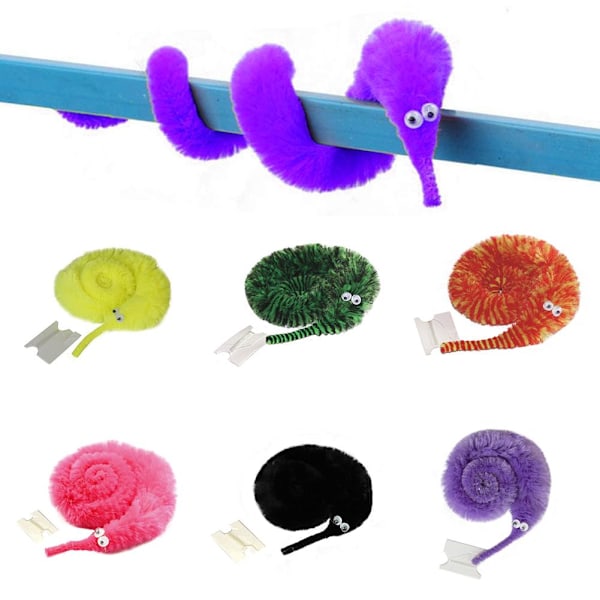 Magisk Mask Twisty Larv Sjöhäst Alv Magisk Rekvisita Svängande och rörlig sjöhäst barnleksak random one-size