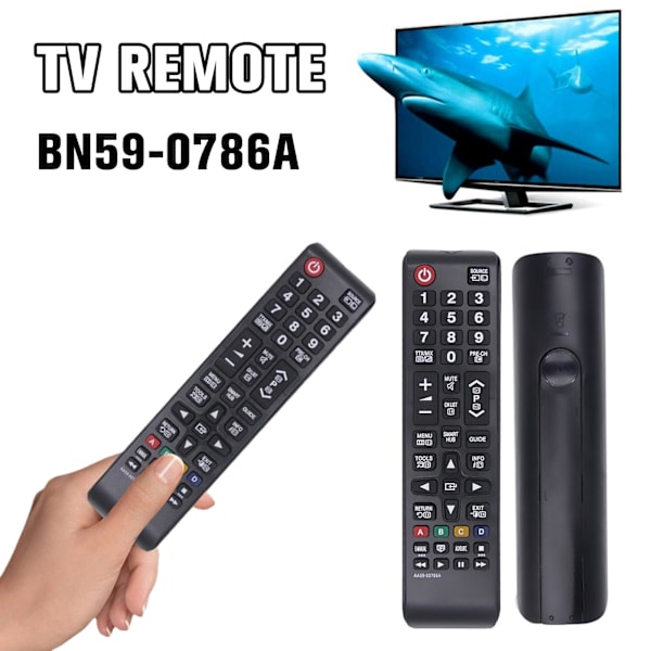 För Samsung TV fjärrkontroll AA59-00786A Fjärrkontroll AU SNABB