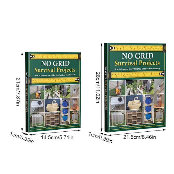 NO Grid Survival Projects Hur man Producerar på Din Egendom Pocketbok Engelska A4 One size