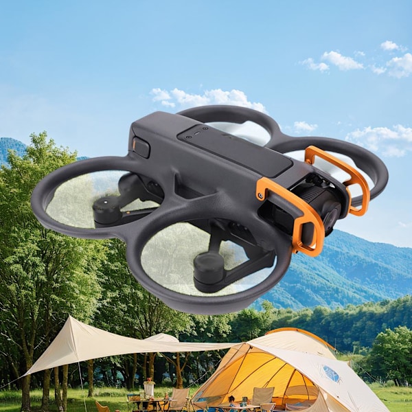 Gimbal-stötfångare i aluminiumlegering för dji Avata 2 Drone Anti-Collision Protector Fast Black 1pcs
