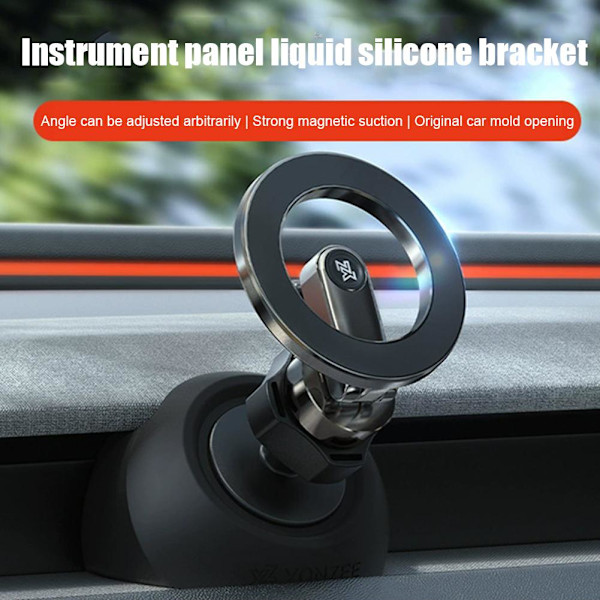 Magnetisk Biltelefonhållare Fäste Bil Navigationsfäste M6M1 B 1set