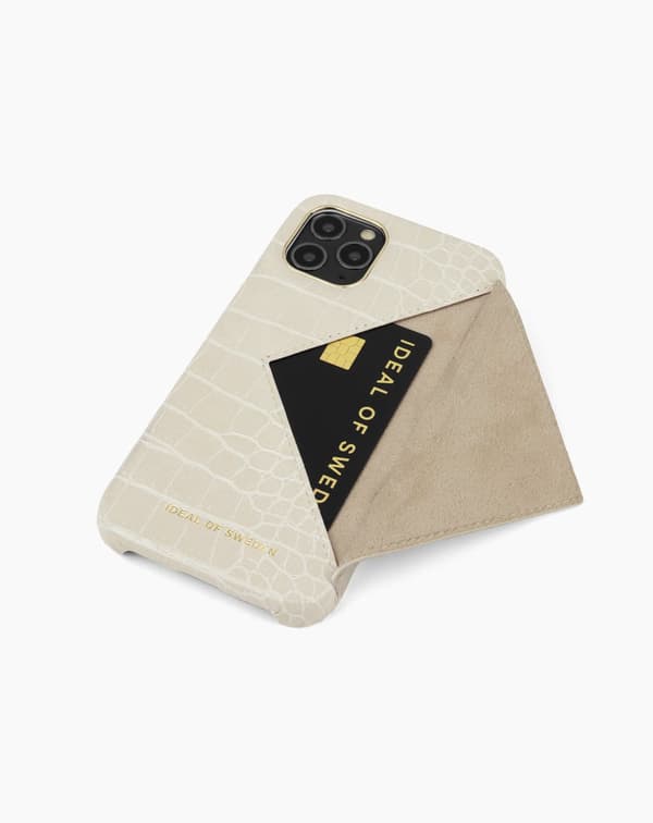 Statement Case iPhone 11 Pro / XS / X Beatstuds Cream Croco Beige