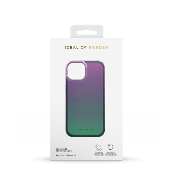 Clear Case iPhone 13 / 14 / 15 / 16e Fluorite Ombre MultiColor