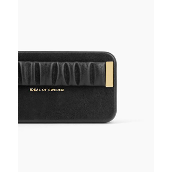 Statement Case iPhone 11 / XR Ruffle Noir Top Handle Black