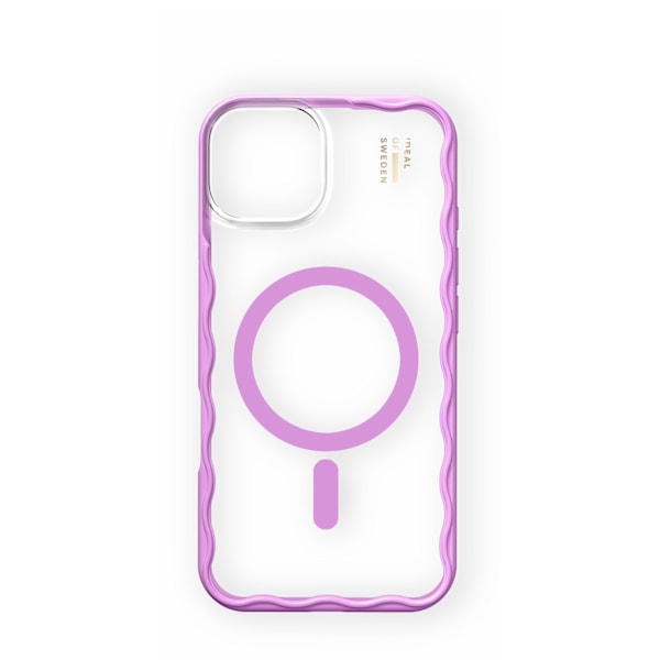 Frame Case MagSafe iPhone 13 / 14 / 15 / 16e Pink Transparent