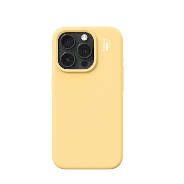 Silicone Case MagSafe iPhone 15 Pro Soft Lemon