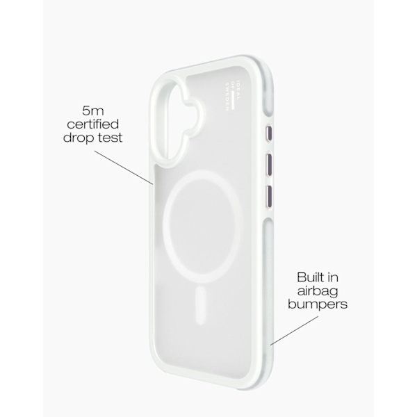 Ideal Bumper Case MagSafe iPhone 17 Cloudy White White