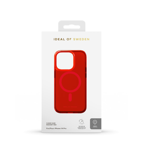 Clear Case MagSafe iPhone 14 Pro Radiant Red Red