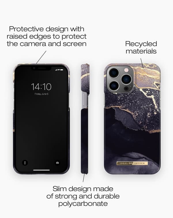 Printed Case iPhone 14 Pro Max Golden Twilight Gold