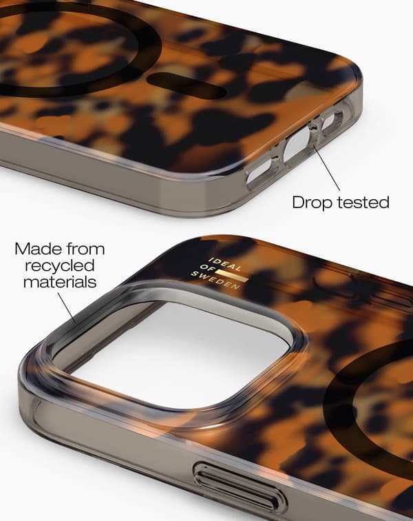 Clear Case MagSafe iPhone 14 Pro Tortoise Brown