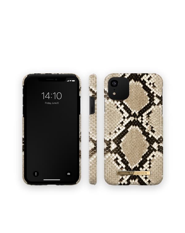 Printed Case iPhone 11 / XR Sahara Snake Beige