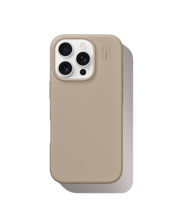 Silicone Case MagSafe iPhone 16 Pro Perfect Beige