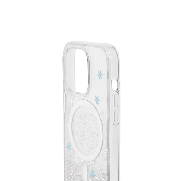 Clear Case MagSafe iPhone 15 Pro Snowflake Silver