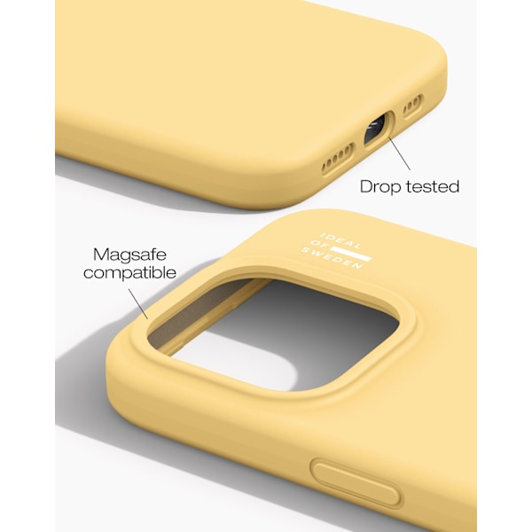 Silicone Case MagSafe iPhone 15 Pro Soft Lemon